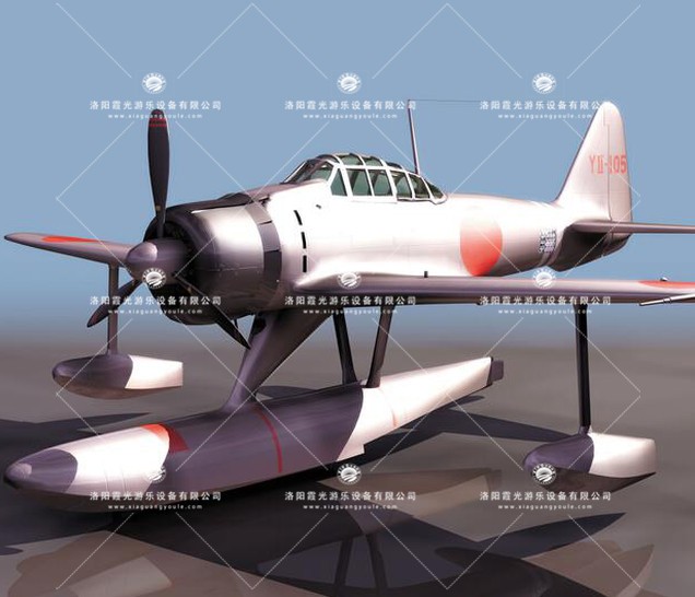 石景山3D模型飞机